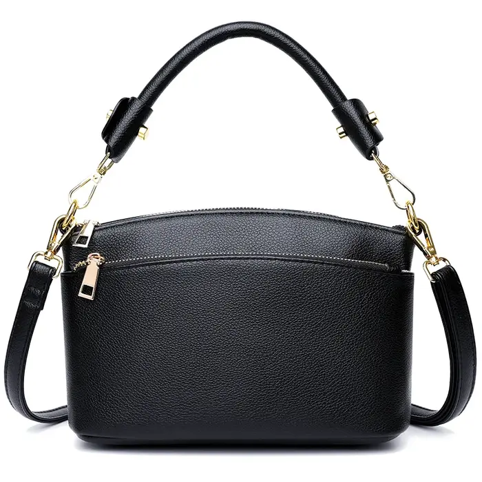 Loisirs en cuir véritable fille moto sac mode tendance femme sacs de messager portefeuille de haute qualité
