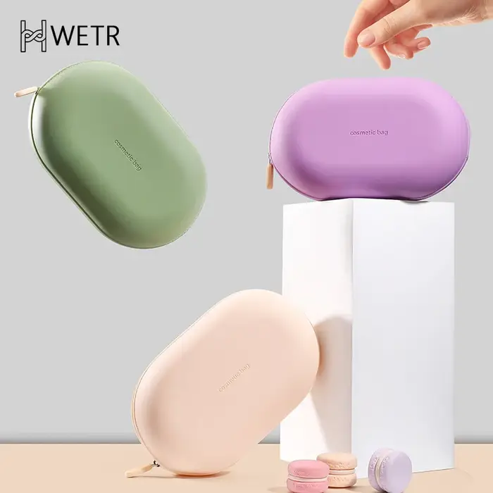 Sac à cosmétiques en Silicone de grande capacité