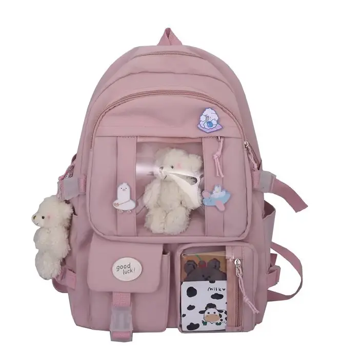 Japonais lycée filles sac à dos sacs d'école pour adolescentes Multi poches nouveau Kawaii sac à dos