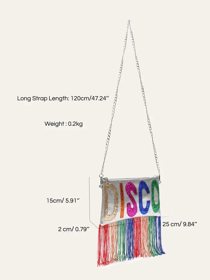 Pochette de luxe en cuir PU métallique pour femmes