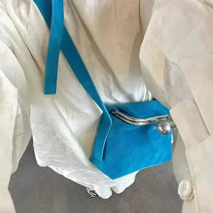 JIAERDI coréen rétro bleu ciel sac à bandoulière femmes petite capacité Mini sacs