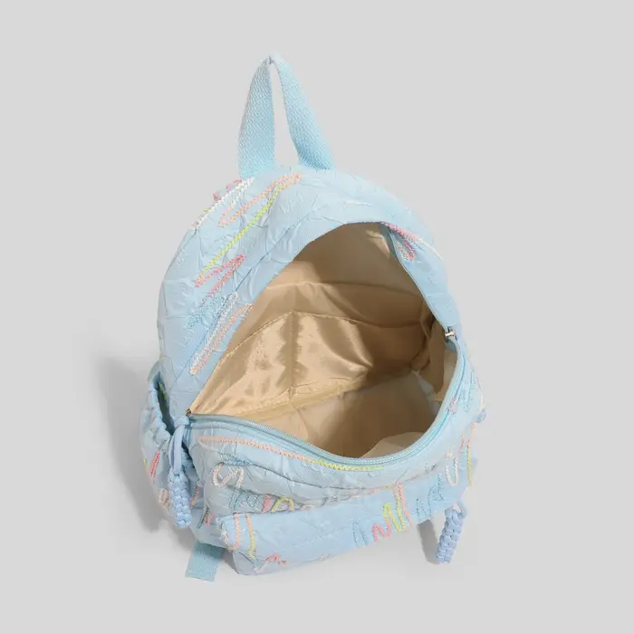 Mini sac à dos pour femme avec bretelles réglables – Fermeture à glissière pour l'école