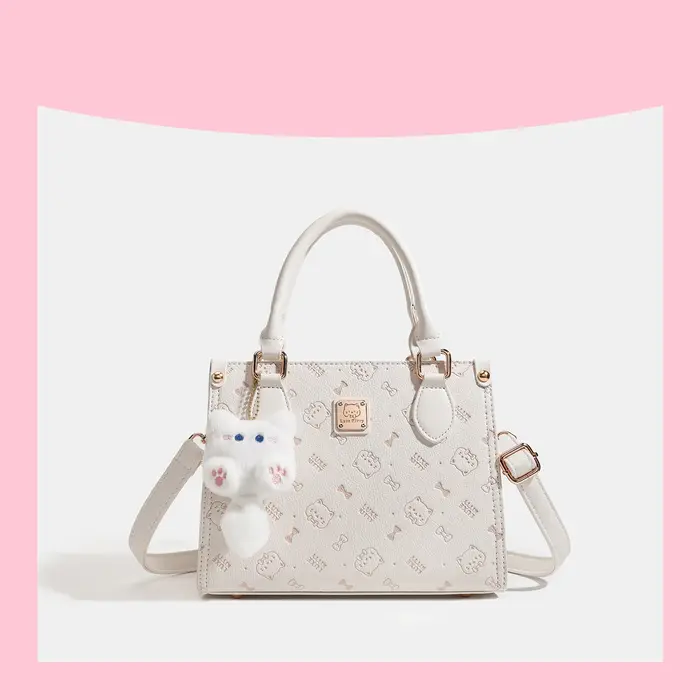 Sac à langer élégant en cuir uni pour femme