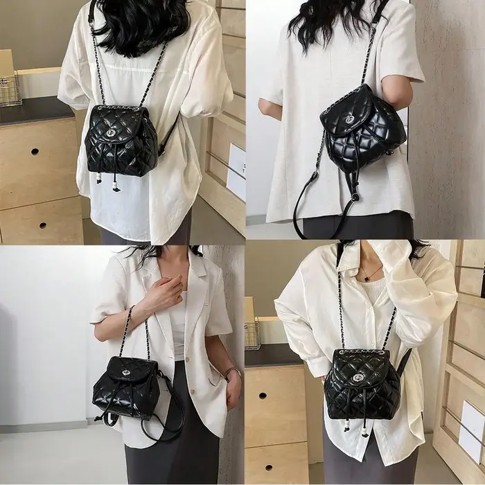 Sac à chaîne en diamant