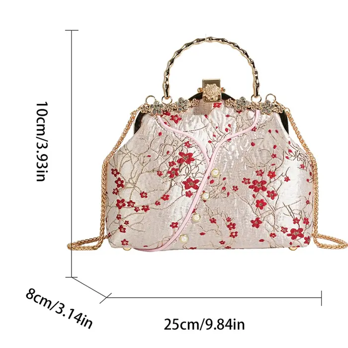 Sac à main brodé Jacquard Style ethnique pour femmes