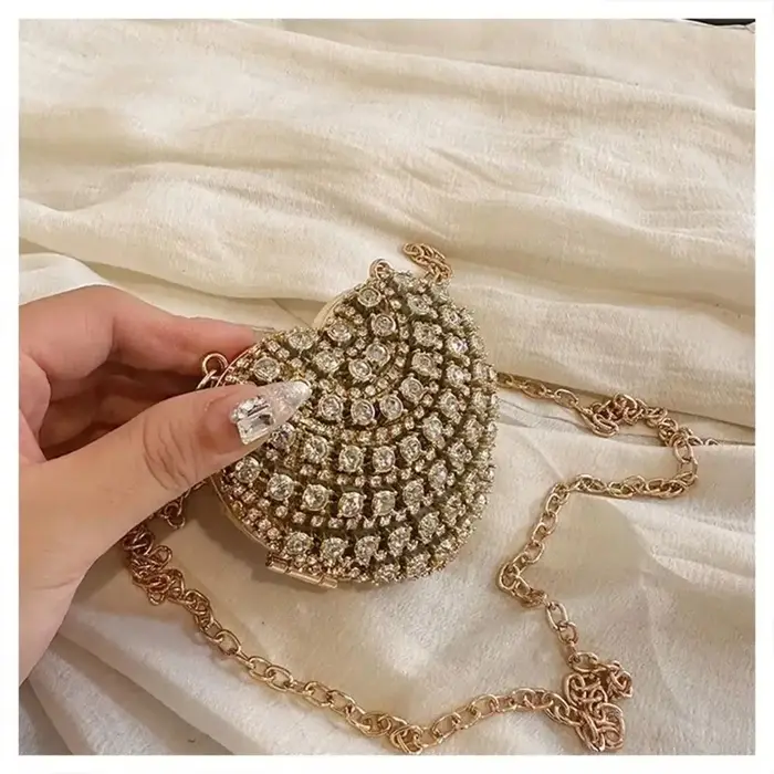 Pochette de Soirée pour Femme en Strass