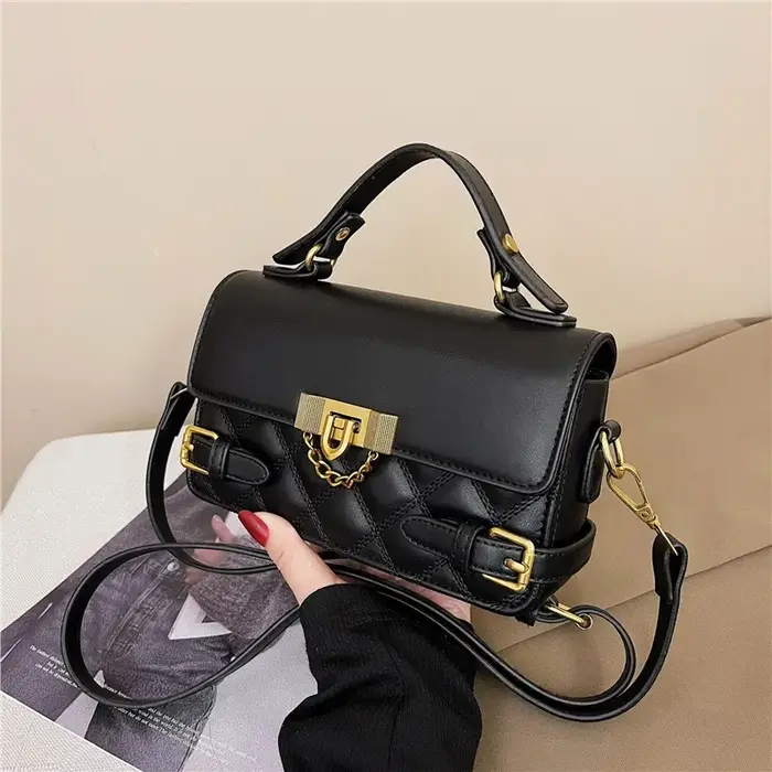 Sac à main Lingge 2026 Nouveau Sac Carré Polyvalent Petit Sac Bandoulière Haut de Gamme pour Femme É