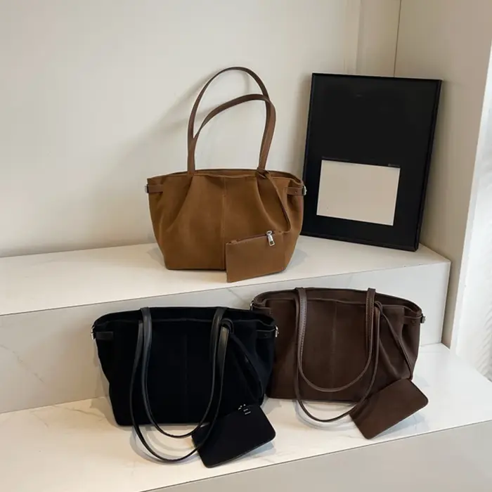 Sacs à bandoulière en daim pour femmes