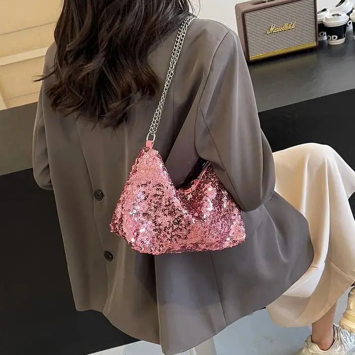 Sac à bandoulière Chic à paillettes pour femmes
