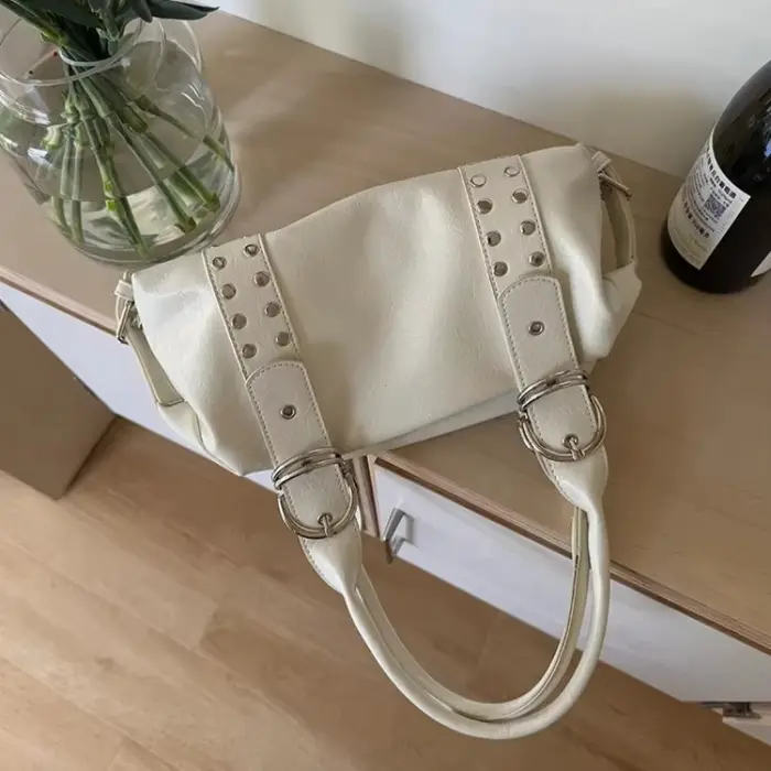 Sac à bandoulière tendance pour femme en cuir PU