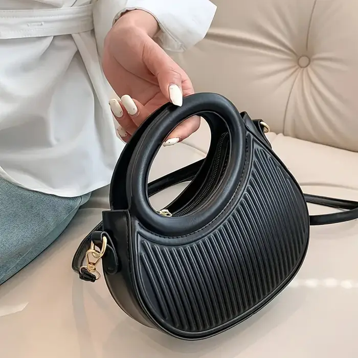 Sacs à bandoulière élégants à rayures pour femmes