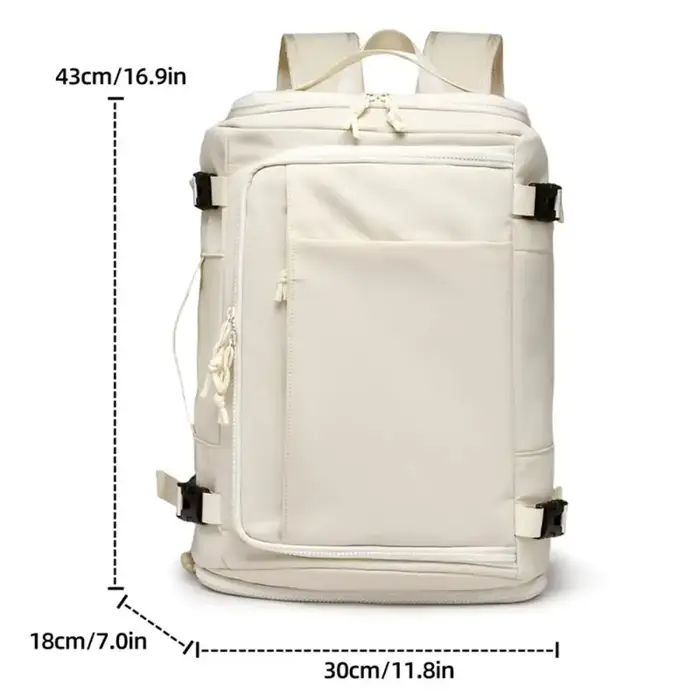 Sac à dos de voyage unisexe anti-rayures