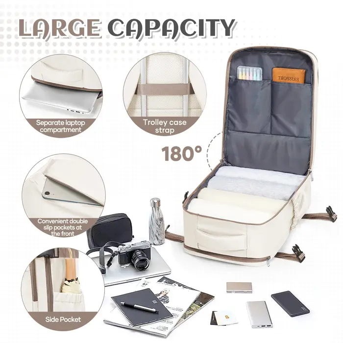 Sac à dos de voyage pour femmes et hommes