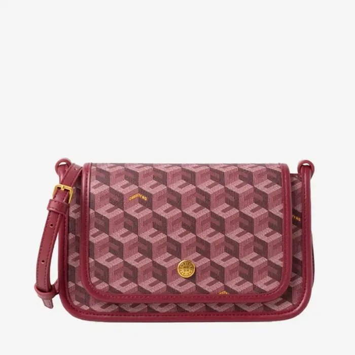 Sac messager de luxe à monogramme pour femmes