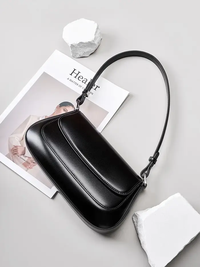 Sac à bandoulière en cuir véritable pour femmes, sac à bandoulière quotidien pour dames, sac de sell