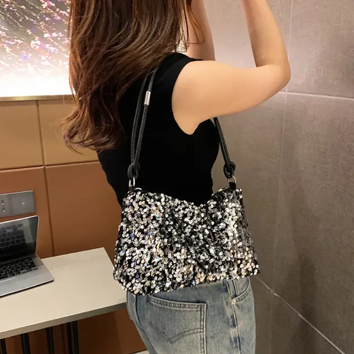 Sacs à main à paillettes brillantes pour femmes