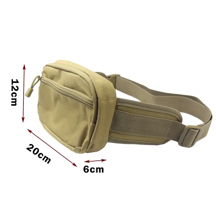 Sac banane multifonctionnel pliable pour activités de plein air