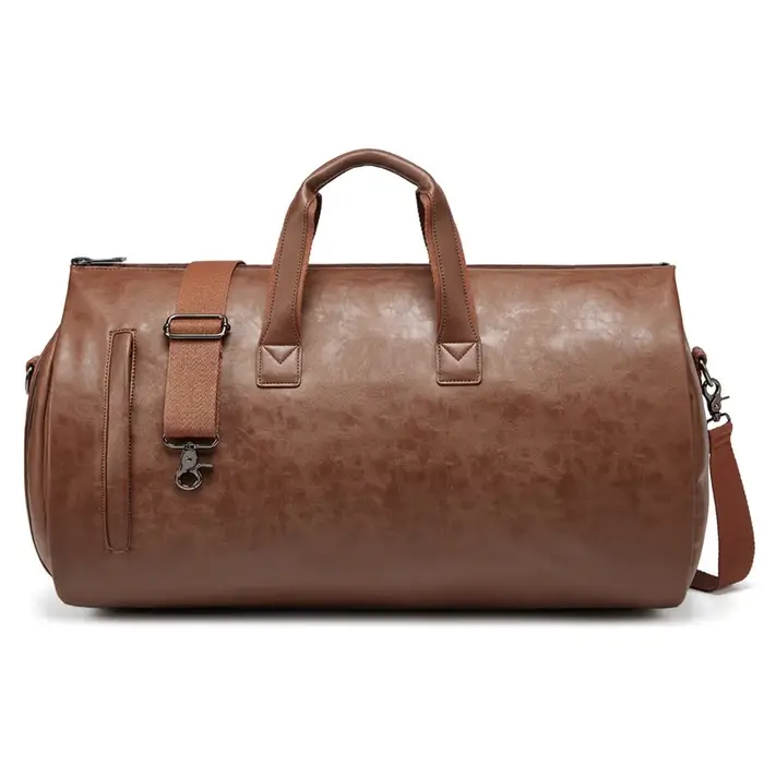 Sac de Rangement Personnalisé en Cuir PU Pliable, Grande Capacité, pour Voyage d'Affaires