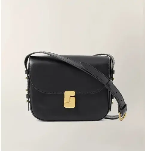 Niche française nouveau sac tofu en cuir véritable femmes simple épaule bandoulière petit sac carré 