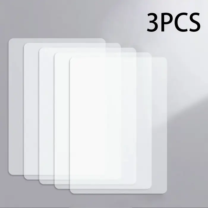 3 inserts rectangulaires en plastique pour fonds de sacs
