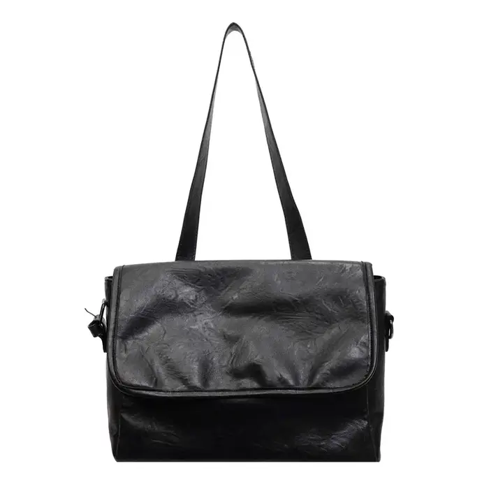 Nouveau Sac Fourre-tout Femme 2026 – Design Rétro Tendance Printemps-Été – Sac à Main Bandoulière Populaire Couleur Unie Douceur Moyenne