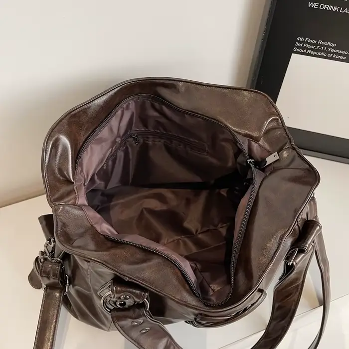 Sac à bandoulière café Vintage haut de gamme pour femme