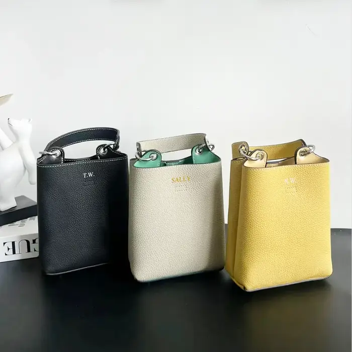 Sacs rectangulaires personnalisés avec lettres