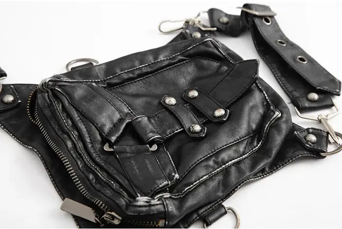 Sac à Jambes Rétro Punk de Style Ancien pour Femme