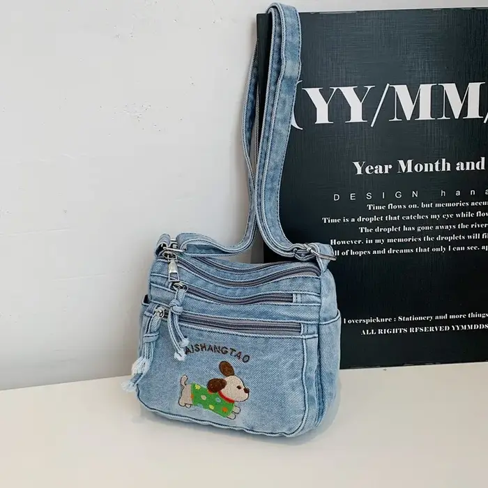 Sac à bandoulière en Denim pour femmes, nouvelle mode, sac à bandoulière de bonne qualité, fourre-to
