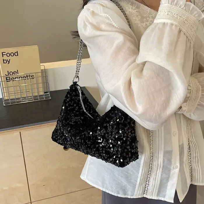 Sac à bandoulière Chic à paillettes pour femmes