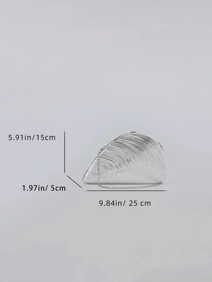 Rétro doré argent métal grande coque acrylique sac nouveau Banquet fête main tout compris femmes épaule bandoulière sacs de soirée