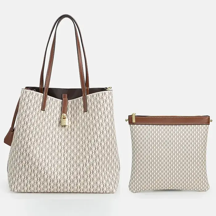 CH – sac à bandoulière essentiel de grande capacité pour femmes, Design multifonctionnel imprimé ave
