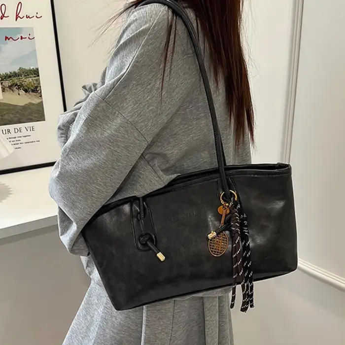 Sac à bandoulière en cuir PU pour femmes Y2K