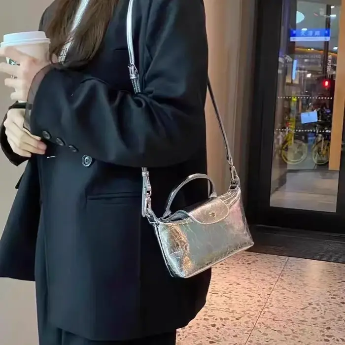 Mini sac à bandoulière Hobo été nouveaux sacs à main pour femmes 2025 concepteur de luxe argent