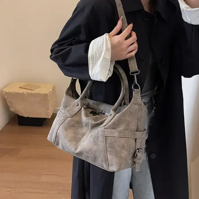 Sacs à bandoulière en cuir PU pour femmes