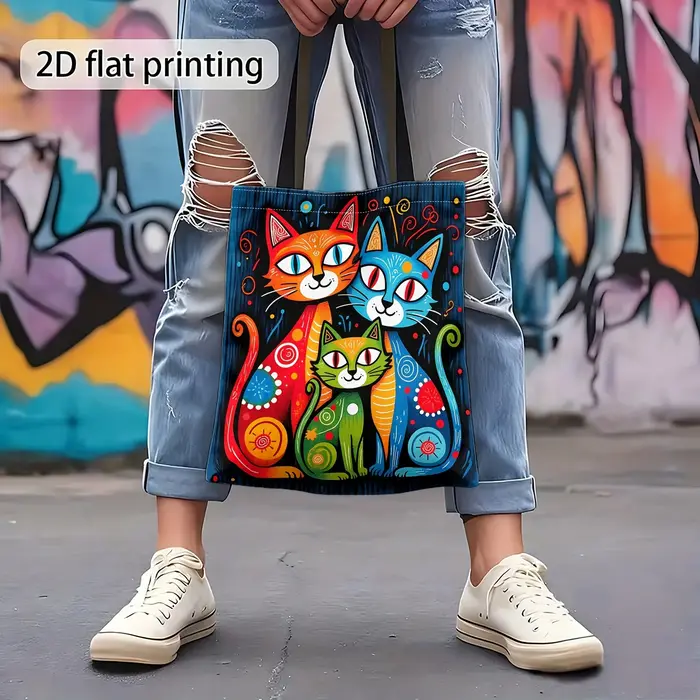 Sac fourre-tout imprimé en 2D