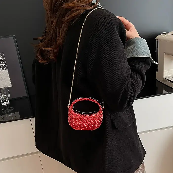 Sac de soirée doré, sacs à main et sac à main de luxe de styliste