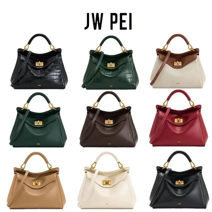 JW PEI – sac à boucle printemps-automne, sac à bandoulière en cuir véritable, sac à boucle haut de g