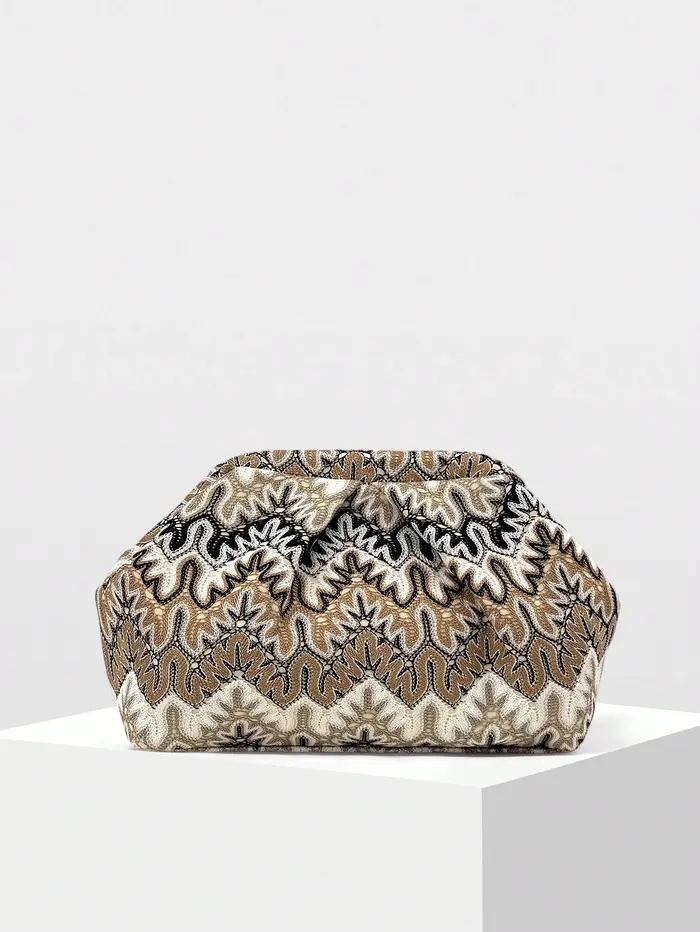 Nouveau Sac Pochette Jacquard Style Bohème 2026 pour Femme