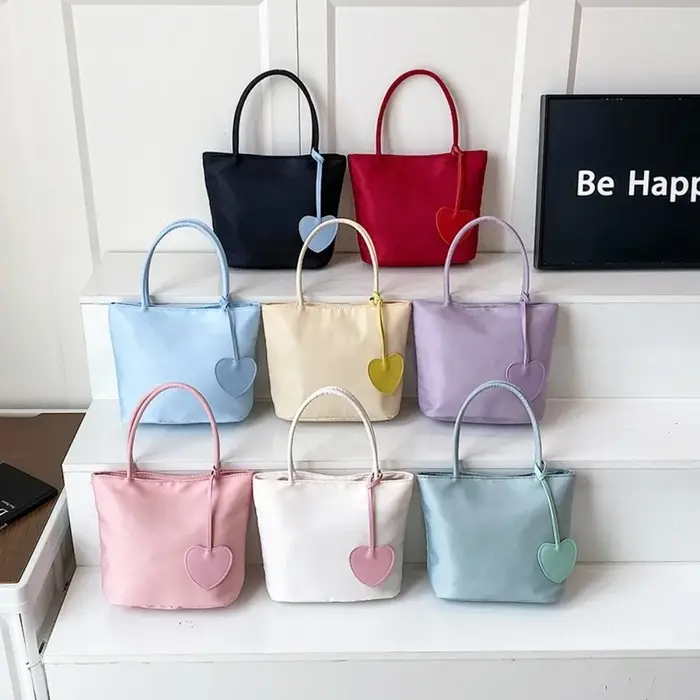 Nouveau sac fourre-tout mini couleur macaron