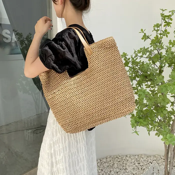 Sac à main en paille pour femmes