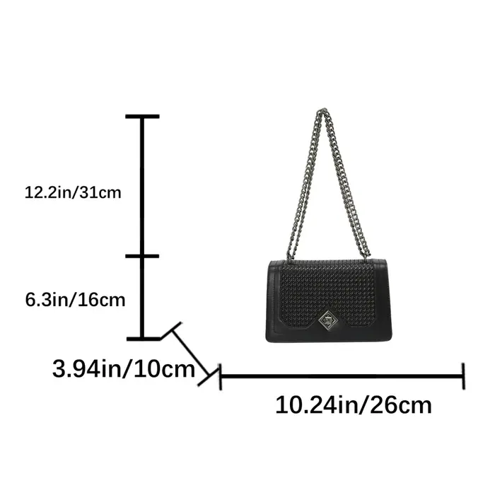 Marque chaîne épaule aisselle sac à main concepteur copie sac de luxe de haute qualité en cuir PU dames sac