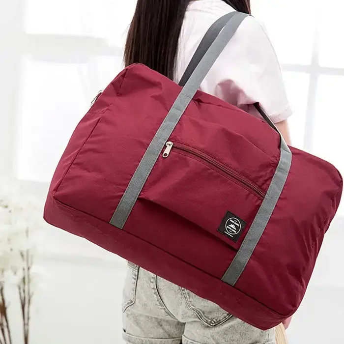 Sac de voyage de grande capacité, sac de week-end pliable, sac de transport imperméable, sac de nuit pour femmes et hommes