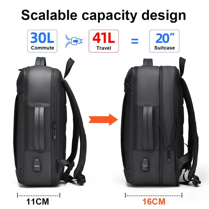 Nouveau sac à dos de voyage pour homme