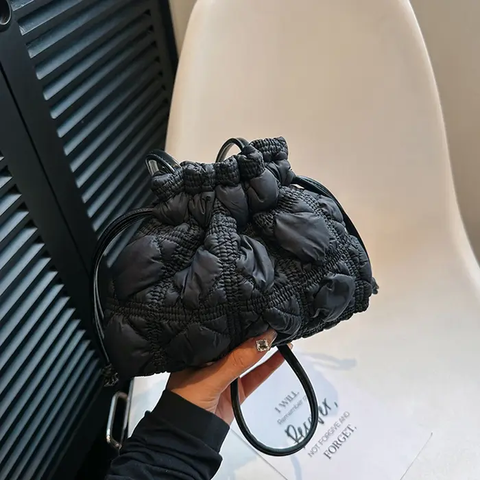 Sacs à bandoulière à cordon de serrage pour femmes