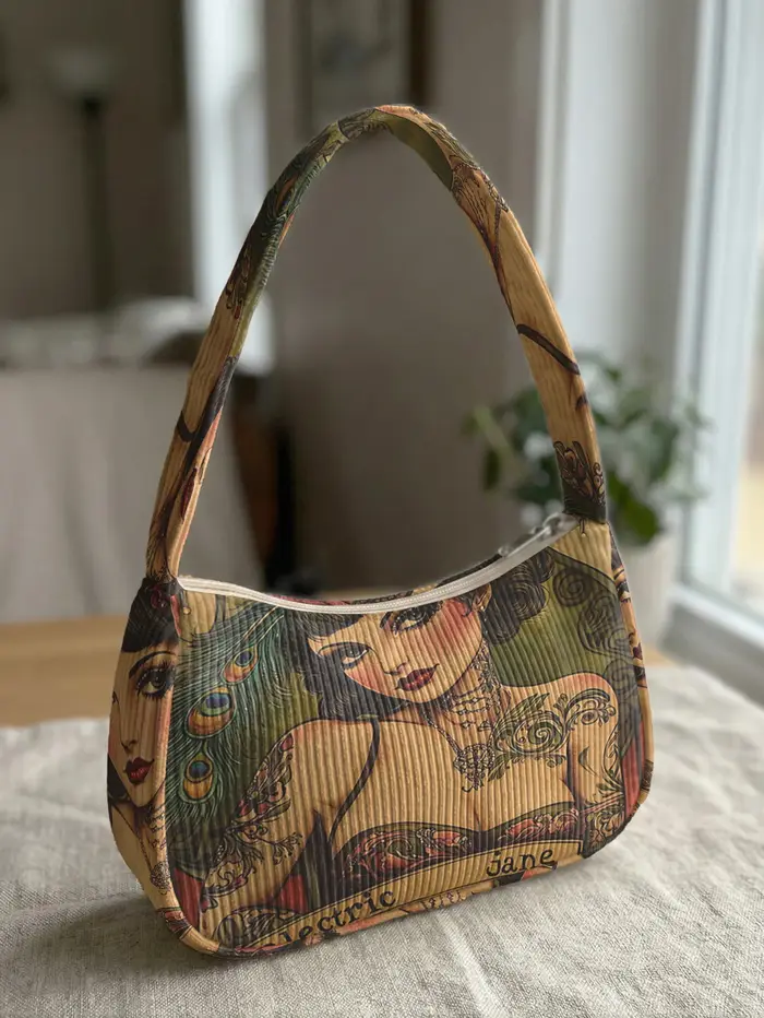 Sac à bandoulière tendance avec imprimé Pin-up Girl vintage