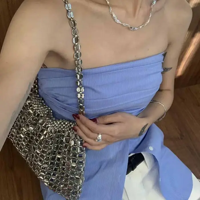 Sac de soirée décontracté à paillettes