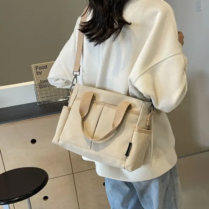 Sac fourre-tout en toile pour femme