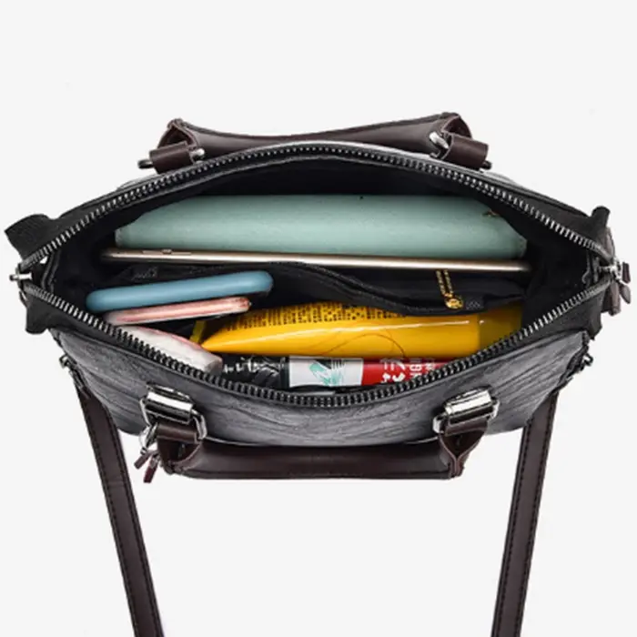 Sac à main Vintage en cuir PU pour femmes