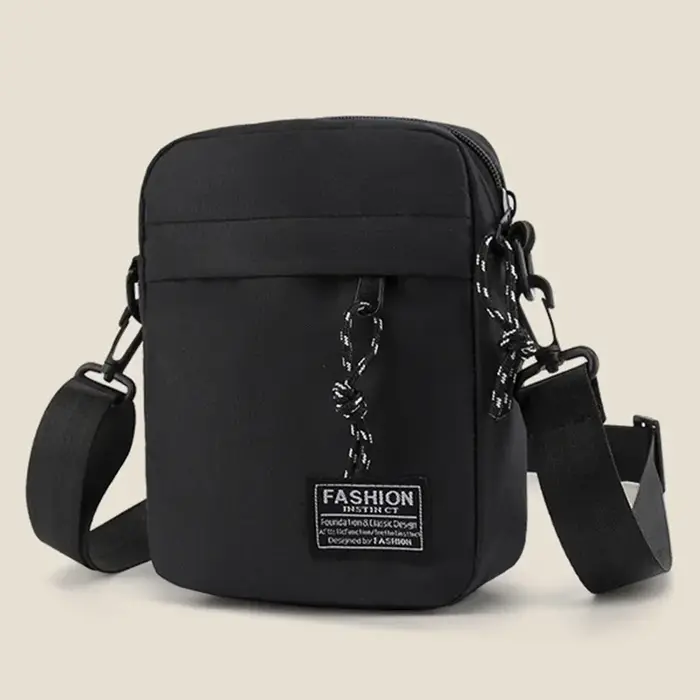 Sac pour femme petit sac carré diagonale croisé Oxford tissu cartable pour hommes mode main Machine sacs